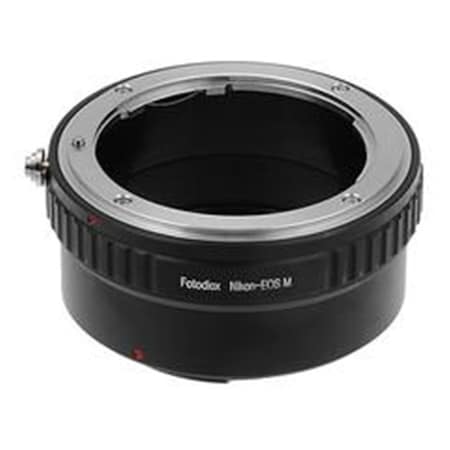Lens Mount Adapter - Nikon F Mount D-SLR Lens To Canon EOS M Mirrorless Camera Body